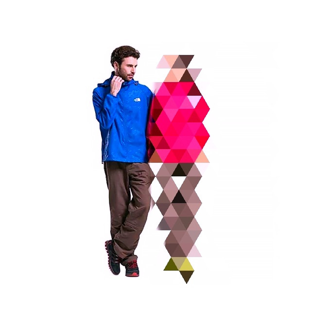 بادگیر مشتی آبی کاربنی نورث فیس North Face