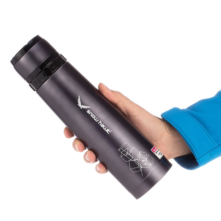 فلاسک کوهنوردی ۸۰۰ میلی لیتری اسنوهاک کد SN-F310 رنگ طوسی