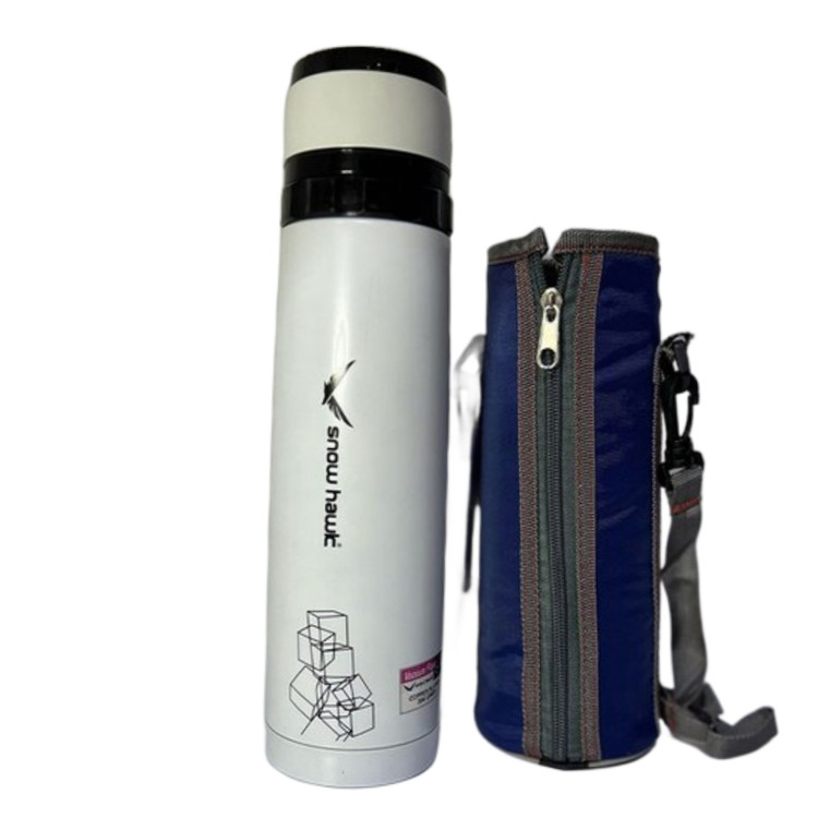 فلاسک کوهنوردی ۸۰۰ میلی لیتری اسنوهاک کد SN-F310 رنگ سفید