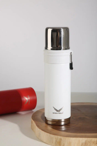 فلاسک دو جداره 650 میلی لیتر اسنوهاک مدل BAIKAL کد SN-6142 رنگ سفید