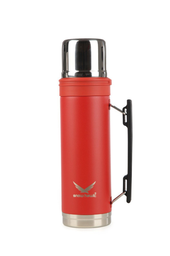 فلاسک دو جداره 1 لیتر اسنوهاک مدل BAIKAL کد SN-C6141 رنگ قرمز