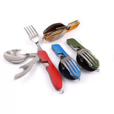 رنگبندی ست قاشق ، چنگال و چاقو سفری و کوهنوردی تاشو (سرهم)