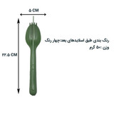 اندازه ست قاشق و چنگال چاقو سفری PRO COOK ایکیا