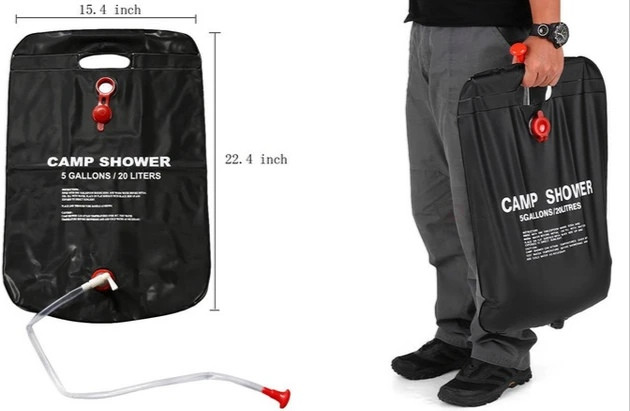 20-liter travel shower, Camp Shower model