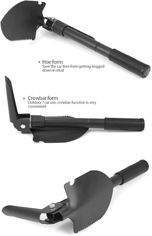 بیل و کلنگ تاشو چندکاره فولاد کربن