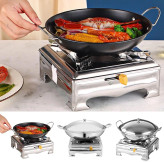 Stainless steel alcohol stove