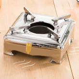 Stainless steel alcohol stove