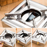 اجاق گاز کباب پز قابل حمل Facynde اجاق گاز داخلی کمپینگ مشعل اجاق گاز مشعل مشعل الکلی با پایه برای کمپینگ پیاده روی کوله پشتی