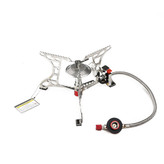 Snow hawk portable camping gas stove with lighter and hose code SN10-A6