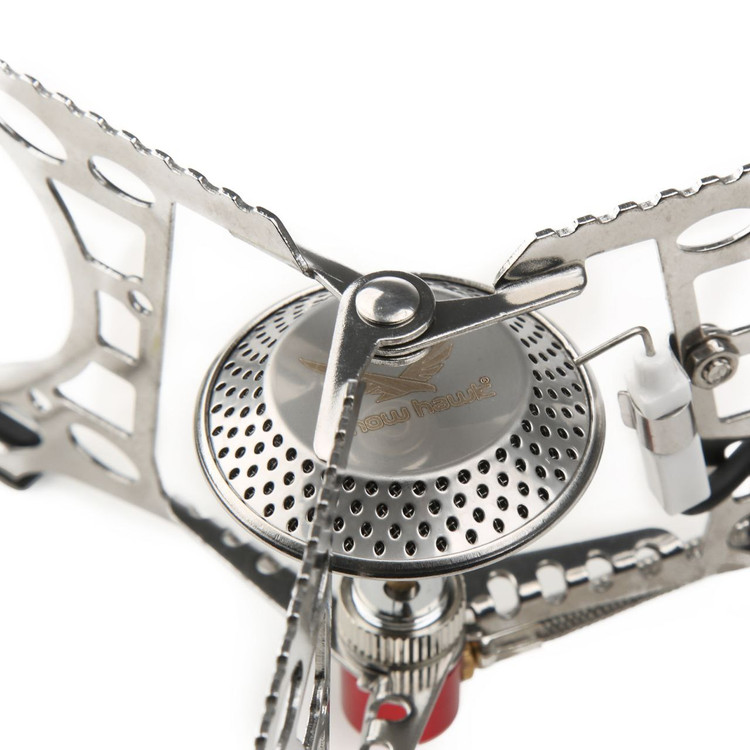 Snow hawk portable camping gas stove with lighter and hose code SN10-A6