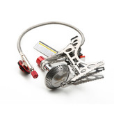 Snow hawk portable camping gas stove with lighter and hose code SN10-A6