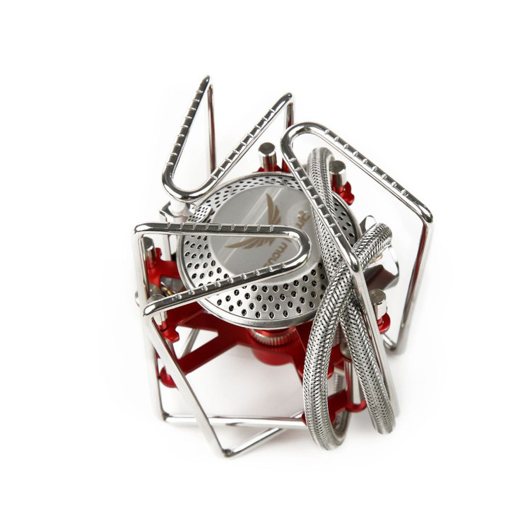 Snow hawk portable camping gas stove with lighter and hose code SN20-E1