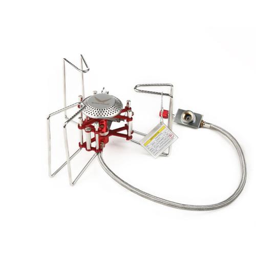 Snow hawk portable camping gas stove with lighter and hose code SN20-E1