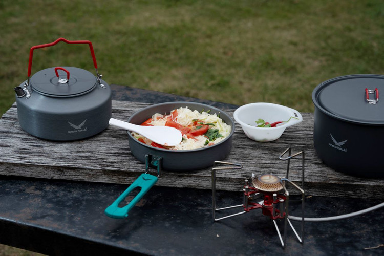 Snow hawk portable camping gas stove with lighter and hose code SN20-E1