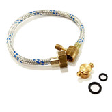 Mountaineering gas cylinder charging interface