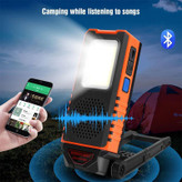 Rechargeable lamp with Bluetooth speaker