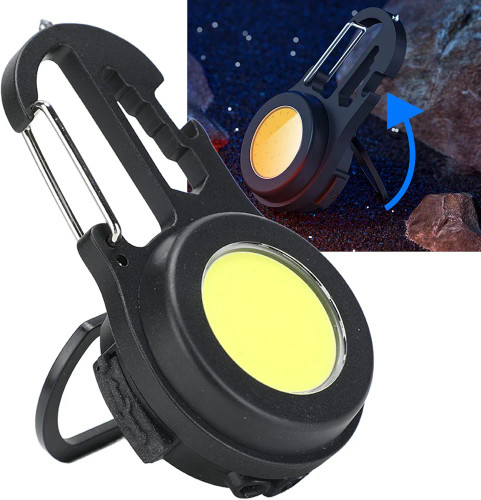 چراغ قوه قلاب دار COB 6IN1