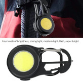 چراغ قوه قلاب دار COB 6IN1