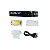 5-Mode Rechargeable COB Sensor Headlight Model T133