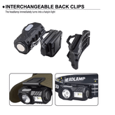 چراغ پیشانی _ هدلامپ سنسوردار شارژی مدل T113