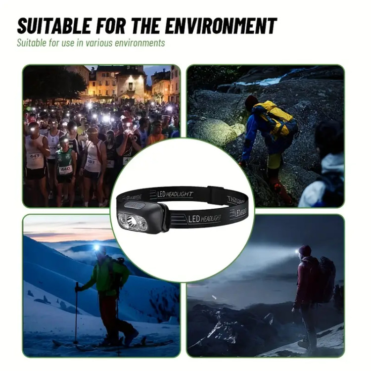 چراغ پیشانی _ هدلامپ شارژی LED