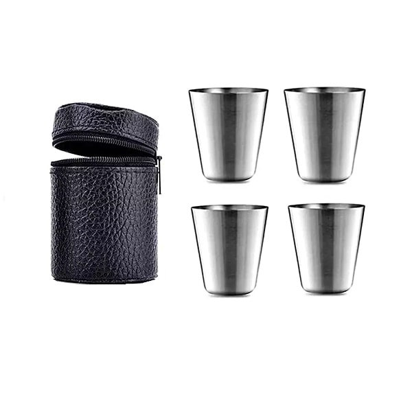 پک لیوان چهارتایی استیل