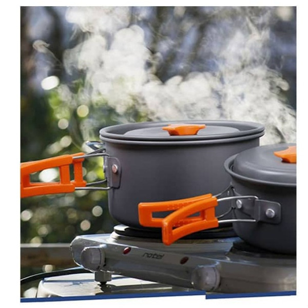 ست ظروف قابلمه دو نفره کوهنوردی 8 تکه اسکیمو