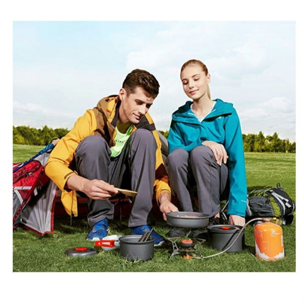 ست ظروف قابلمه دو نفره کوهنوردی 8 تکه اسکیمو