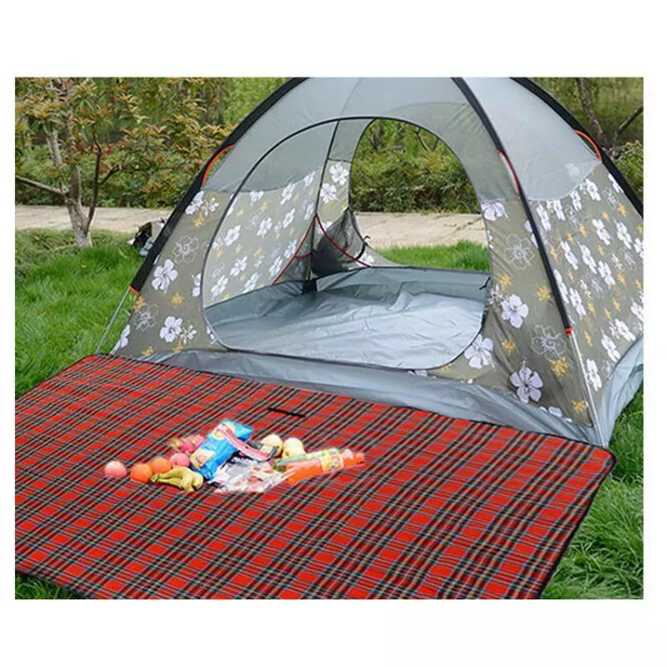 زیرانداز چهارخونه ضد آب مسافرتی کیفی شو 180×180