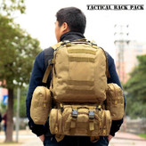 کوله پشتی 4 تکه  ۶۰ لیتری اورجینال نظامی