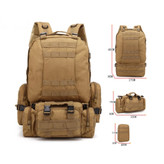 کوله پشتی 4 تکه  ۶۰ لیتری اورجینال نظامی