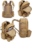 کوله پشتی 4 تکه  ۶۰ لیتری اورجینال نظامی