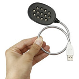 چراغ مطالعه با 13 عدد LED وپورت USB
