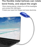 چراغ مطالعه با 13 عدد LED وپورت USB