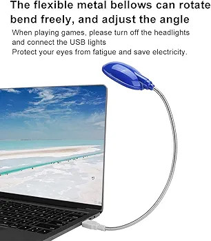 چراغ مطالعه با 13 عدد LED وپورت USB