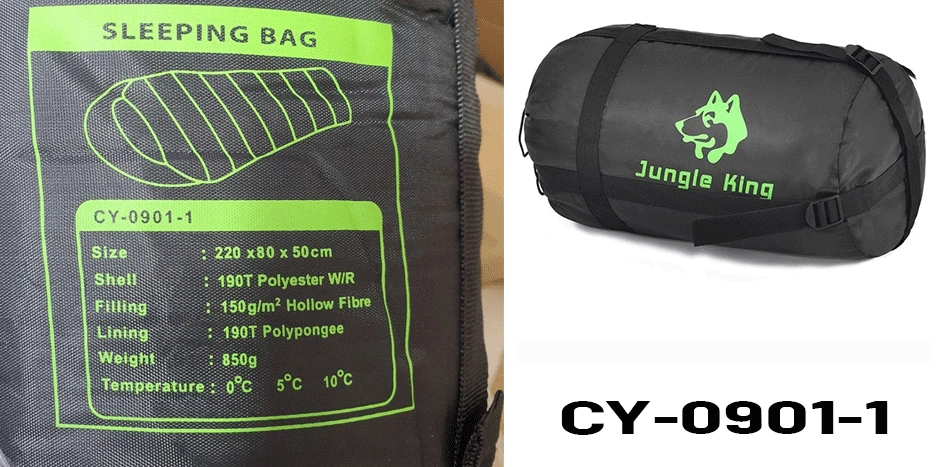 کیسه خواب الیاف جانگل کینگ مدل CY-0901-1