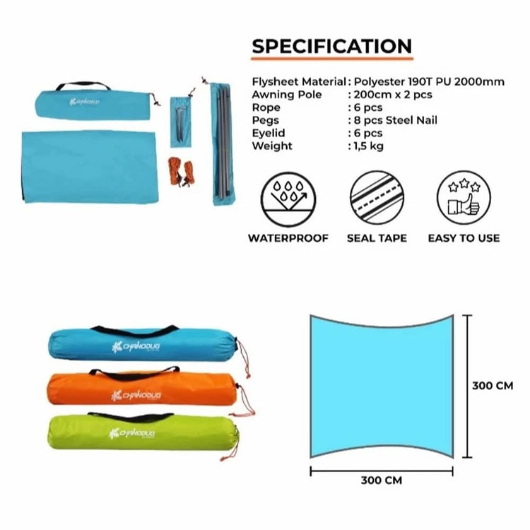 سایه بان 3×3 چانوداگ مدل FX2010
