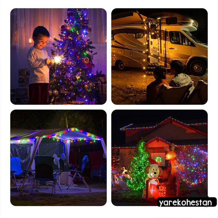 چراغ چادر ریسه ای شارژی YD-2314